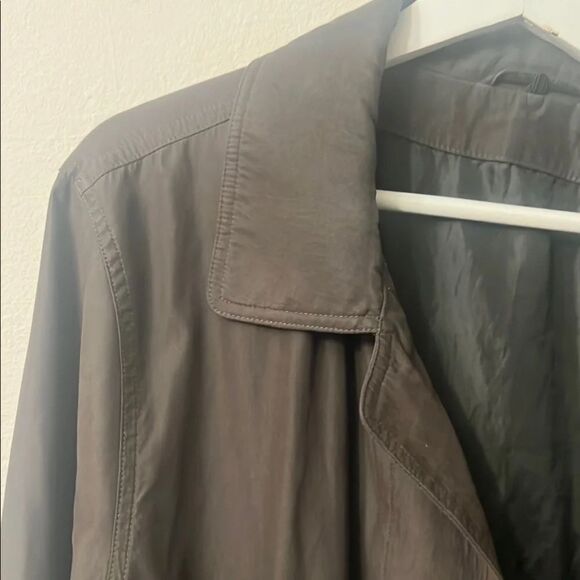 Ralph Lauren Brown Wool Blend Trench Coat (missing inner part) 314 - Picture 10 of 11